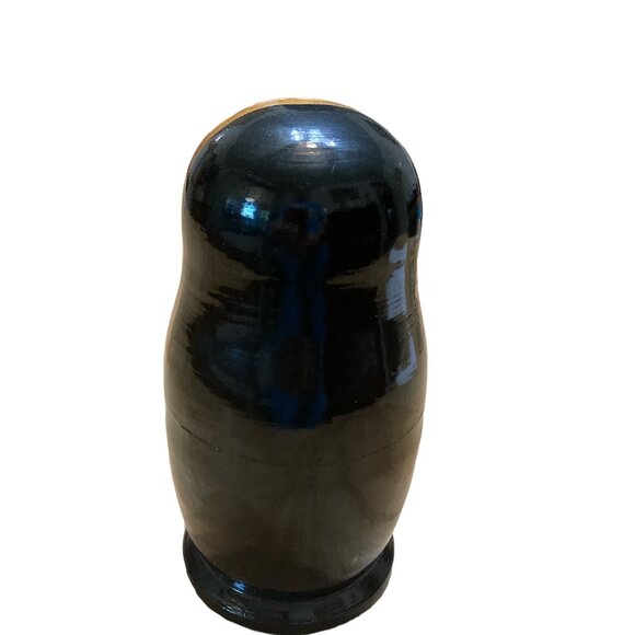 Matryoshka Russian KISS Nesting Dolls Painted Wood Vintage - Picture 2 of 11